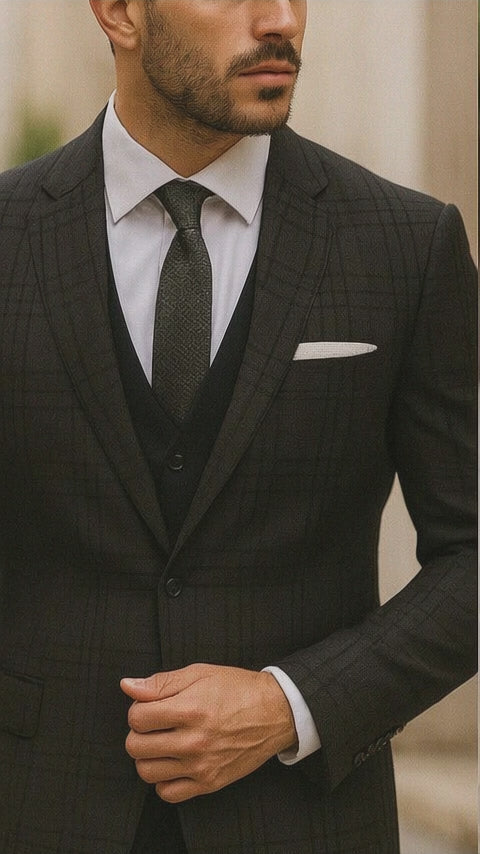 charcoal-plaid-blazer
