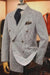 Double Breasted Blue Seersucker Blazer