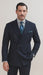 1920s Mens Suit - 1920s Mens Outfit - 1920s  costume  Bold Pinstripe  Suit in Navy
