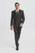 Black/PS Stripe Pinstripe Double Breasted Suits Super 140s Tetron~Rayon premier quality italian fabric
