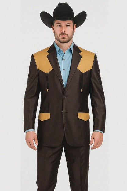 Brown Wedding Suits Modern Fit