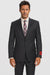 Mantoni Suit - Signature Menswear Wool Fabric SuitsOutlet - Brand Black Suit - High End Suits - High Quality Suits