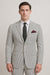 Men's 2pc Summer Seersucker Modern Fit Suit In Black Pinstripe