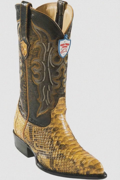 Men's Wild West Python Skin J Toe Boots 29957