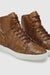 Belvedere Vero Crocodile Patchwork High-Top Sneaker in Honey