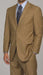 Men'S Camel ~ Khaki 2-Button 2 Piece Suits - Two Piece Business Suits Suit