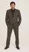 Gianni Charcoal Gray Super 120'S Available In 2 Or 3 Buttons Style Regular Classic Cut - Color: Dark Grey Suit