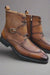 Rugged Split Toe Lace-up Boot
