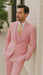Sear Sucker Suit Mens 3pc 100% Cotton Seersucker Sear sucker suits Lavender & Pink - High End Suits - High Quality Suits