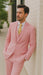 Sear Sucker Suit Mens 3pc 100% Cotton Seersucker Sear sucker suits Lavender & Pink - High End Suits - High Quality Suits