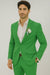 Mens Cotton Suit - Lime Summer Suit