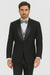 Tux Men'S Tuxedo Shawl Collor Super 120'S Suit + Shirt + Any Color Bow Tie - 100% Percent Wool Fabric Suit - Worsted Wool Business Suit