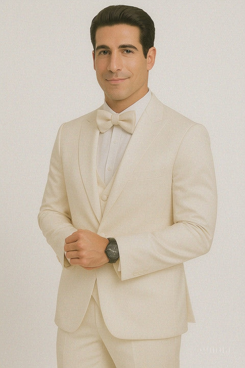 Champagne -4pc-prom-wedding-tux