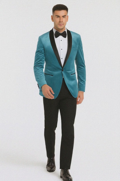Black and Teal Tux for Every Occasion