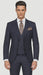 Mens Suit With Double Breasted Vest 100% - Big Peak Lapel Tom Ford Style! - 100% Percent Wool Fabric Suits - Worsted Wool Business Suit