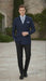 Men’s Navy Blue Double-Breasted Blazer - Suit Jacket – Premium Tailored Fit Formal Wedding and Business Sport Coat