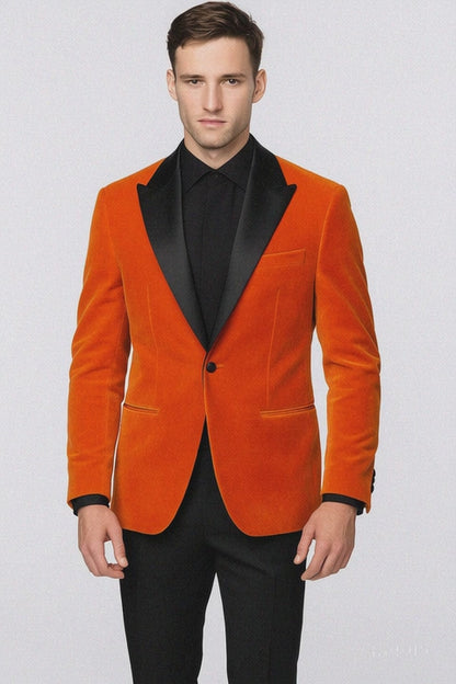 KINGSMAN EGGSY'S RIMMED COTTON-VELVET TUXEDO JACKET