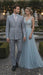 Mens Silver Grey Double-Breasted 3-Piece Suit – Classic Tailored Fit with Peak Lapel and Gold Buttons for Weddings, Church and Formal Events