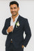 Mens Cotton Suit - Navy Summer Suit