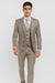 Men’s Gray Vested Modern Fit Suit – Stylish 3-Piece Formal Wear for Weddings, Business & Special Events