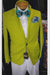 Men's Neon Green Blazer - Light Green Sport Coat