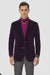 Mens Blazer Plum
