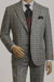 Steve Harvey Suits Clothing line - Steve Harvey Suits Mens Multicolor Suit - Designer Brand Suit No Double Breasted Pinstripe Pleated Pants Modern Fit