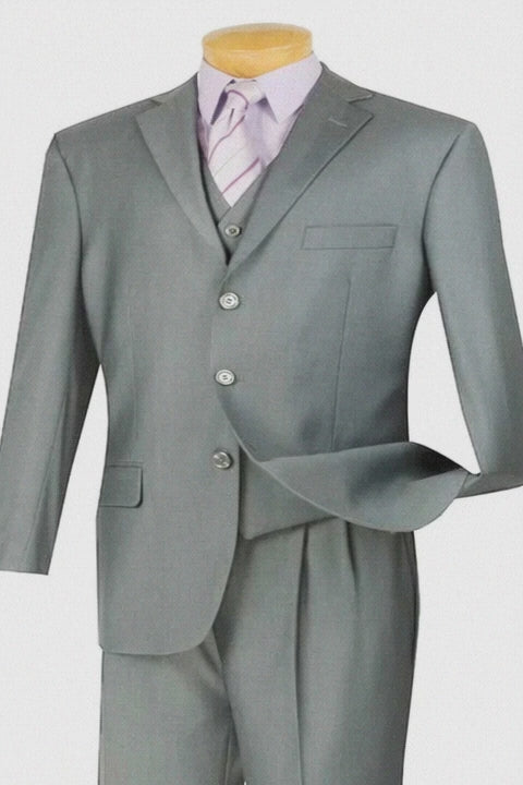 Grey Three Button Suit