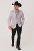 Men's Slim Fit Western Blazer Sport Coats Silver Sacos Vaqueros Para Hombre