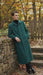 Men’s Full-Length Green Overcoat – Microfiber Blend for Winter Maxi Duster Coat