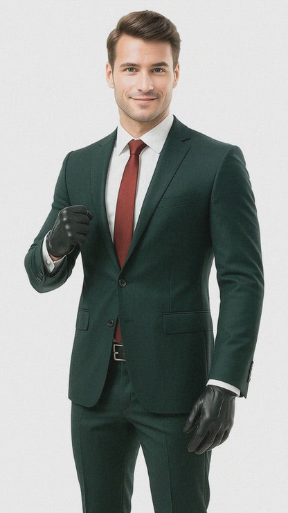 Men'S Hitman Agent 47 Black 2 Button Suit +Free Shirt And Tie