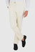 Tiglio Luxe Offwhite Semi-Wide Leg Wool Marbella Dress Pants