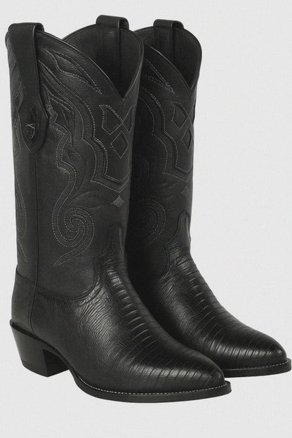 Men's Wild West Teju Lizard Skin J Toe Boots 29907