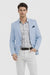 Linen Blazer - Light Blue Linen Sportcoat