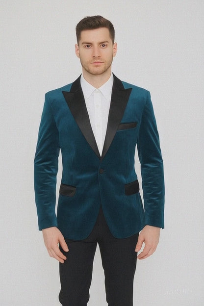 Men's Blazer Dark Teal