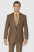 Renaissance Collection - Regular Fit 3 Piece Suit Chestnut