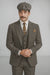 Brand New Quality 1920's English Style Peaky Blinders Style Vested Peaky Blinder Suit - Peaky Blinders Outfit + Overcoat + Hat (Peaky Blinder Custome)