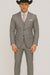 Grey and Pink Suits Including Shirt and Tie