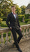Tiglio Brand 100% Wool Super 150s Italian fabric Men’s Classic Black Double-Breasted Tuxedo with Satin Peak Lapel – Formal Wedding & Gala Suit Set