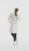 Mens Cashmere & Wool White Double Breasted Overcoat ~ Car Coat