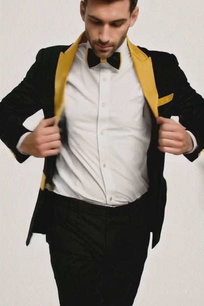 Men's  Peak Label Black/Gold
