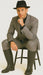 Designer Men's 2 buttons fully lined slim fit Gray suit