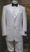 Two Button Tuxedo Jacket,Pant And Vest Combination White
