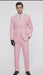 Men’s Pink Two-Piece Suit – Classic Fit Formal Jacket and Tailored Pants
