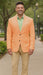 Mens Linen Blazer - Coral Linen Sport Coat - Summer Blazer