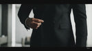 Mens 3pc Double Breasted Suit - Black