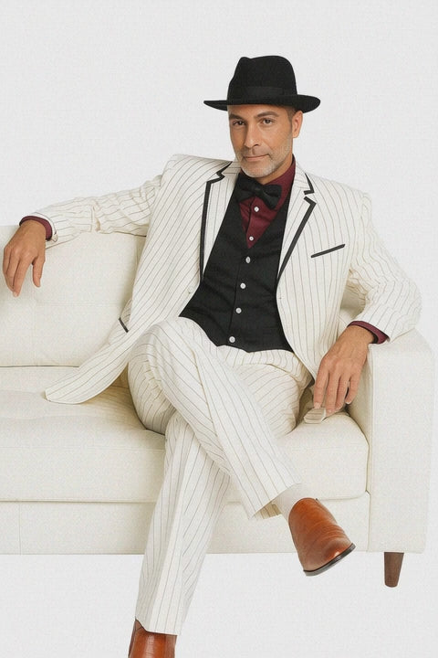 Black & White Trim Pimp Tuxedo 