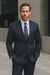 Men's Dark Navy Pinstripe Italian Design Suit