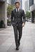 Tweed 3 Piece Suit - Tweed Wedding Suit Fitted Discounted Sale Slim Cut 2 Button Gray Herringbone Tweed Men's Suit