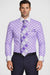 Polka Dot Dress Shirt - Purple